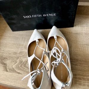 Saks Fifth ave ballerina pointy flats